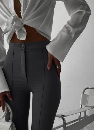 Женские брюки лосины клеш1 фото