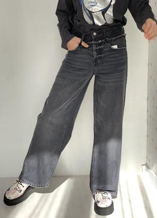 Дитячі чорні джинси zara для дівчинки/детские чёрные джинсы на девочку зара