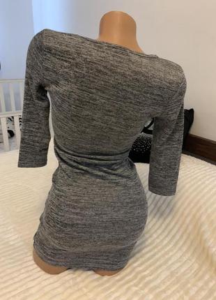 Сукня туніка в сірому кольорі2 фото