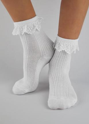 Носки для девочки с рюшами noviti