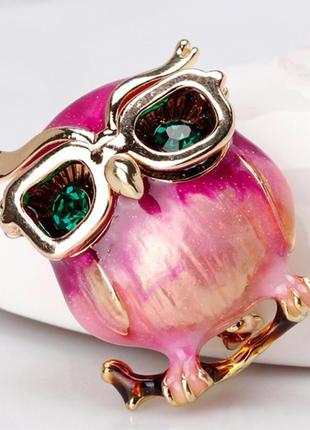 Жіноча брошка сова 🦉