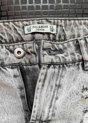 Шорти, джинсові сірі шорти, нові, 38 р, м3 фото