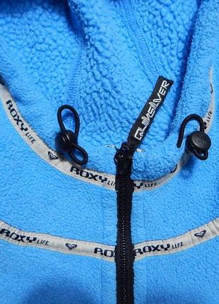 Флісова кофта худі vintage y2k roxy quiksilver hooded fleece jacket9 фото