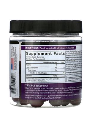 Force factor мелатонин 5 мг со вкусом ягод - 120 жевательных конфет / сша3 фото
