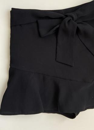 Спідниця шорти zara чорні розмір s5 фото