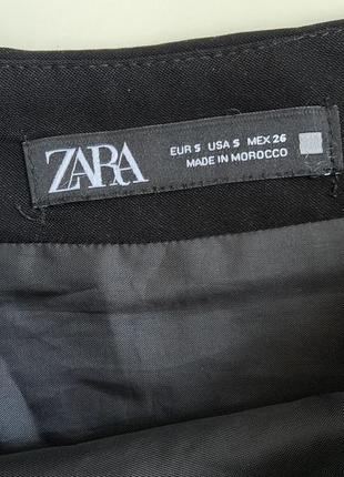 Спідниця шорти zara чорні розмір s6 фото