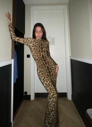 Леопардова сукня8 фото