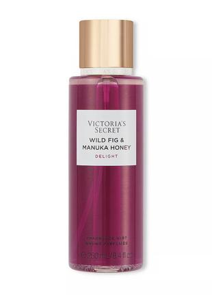 Спрей/ міст для тіла victoria’s secret wild fig & manuka honey natural beauty exfoliating body mist