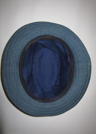 Синяя шляпа джинс5 фото