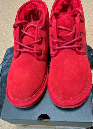 Ugg neumel boot red1 фото