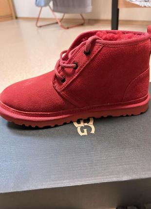 Ugg neumel boot red3 фото