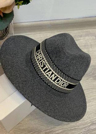 Женская брендовая теплая шляпа dіоr