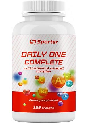 Вітаміни та мінерали sporter daily one complete, 120 таб