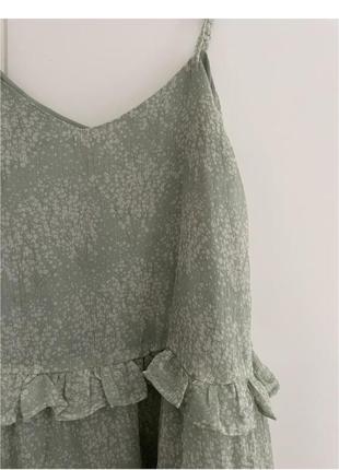 Шикарна ніжна сукня з воланами в квітковий принт бренду y.a.s6 фото