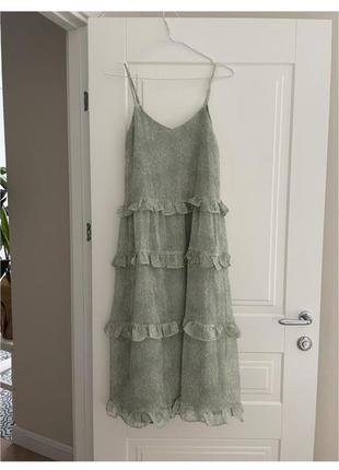 Шикарна ніжна сукня з воланами в квітковий принт бренду y.a.s7 фото