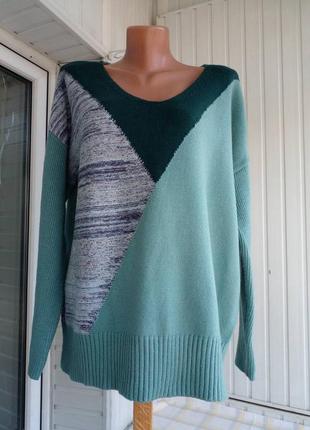 Вискозный мягкий свитер джемпер большого размера батал1 фото