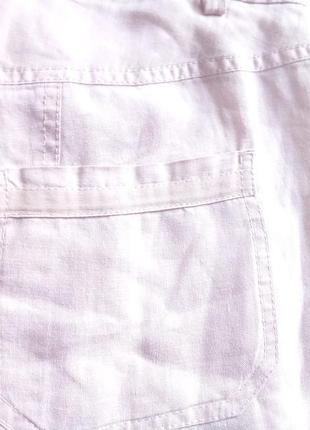Женские пудровые льняные брюки cinque6 фото