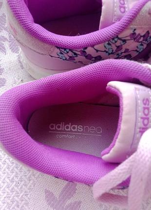 Спортивные кроссовки в цветочный принт, фиолетовве кроссовки 37 размер, кросовки, кроссы, кросы, кроссовки для бега6 фото