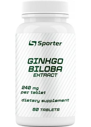 Гінкго білоба sporter ginkgo biloba 60 таб.