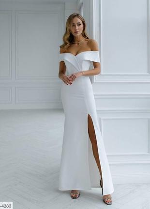 Платье сукня люкс коллекция силуэтное свадебное