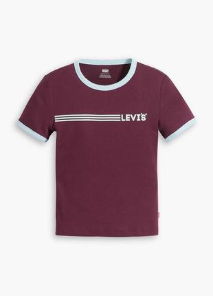 Женская футболка levi's с рисунком ringer rickie5 фото