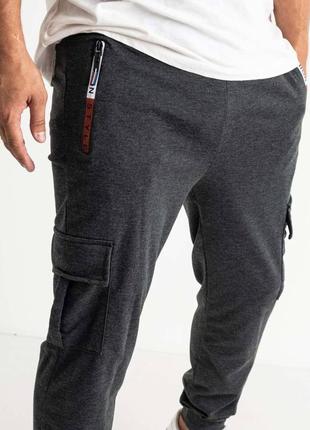 Мужские спортивные штаны с накладными карманами2 фото