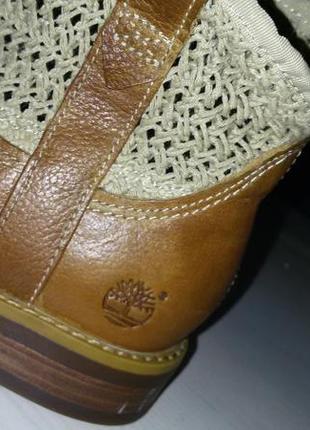 Timberland -чудові демісезонні шкіряні черевики  розмір 37(24 см)9 фото