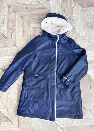 Zara пальто плащ 152р демисезонный