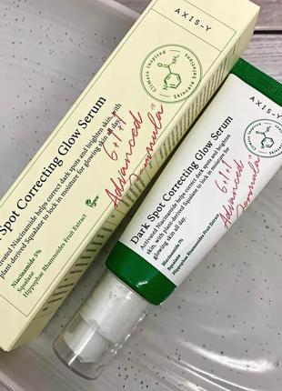 Освітлююча сироватка з ніацинамідом 5% axis-y dark spot correcting glow serum