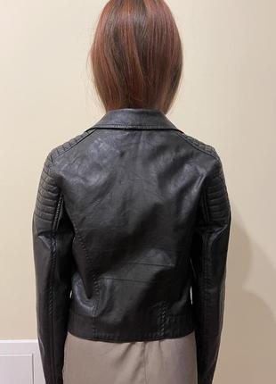 Косуха, шкіряна куртка h&m2 фото