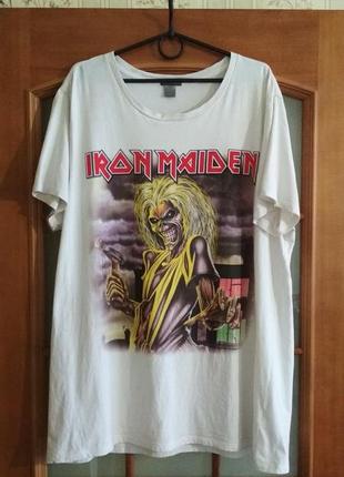 Мужская футболка iron maiden (l-xl) оригинал редкая модель