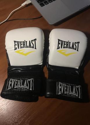 Рукавички гібридні для єдиноборств мма everlast | дитячий xl