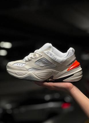 Демисезон nike m2k tekno beige orange