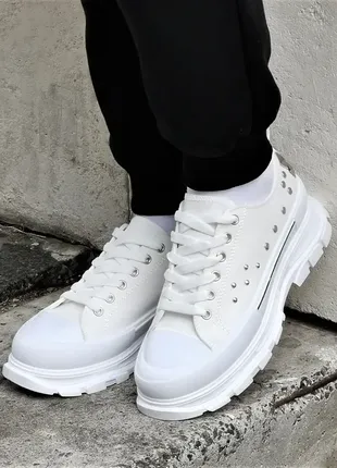 Жіночі кросівки білі на платформі2 фото