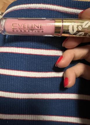 Блеск для губ с эффектом увеличения eveline cosmetics oh! my lips lip maximizer chili перец чили, 4.5 мл