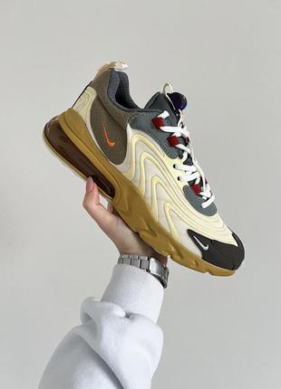 Кросівки nike travis scott x air max 270 react eng 'cactus trails'