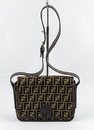 Винтажна жіноча сумка через плече fendi s.a.s орігінал.