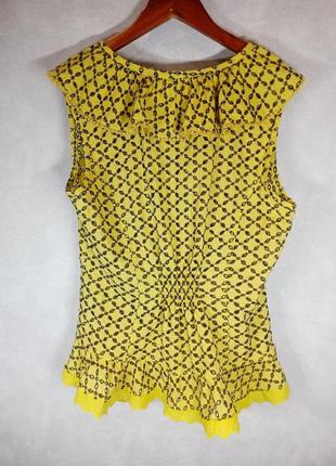 Нарядная коттоновая блуза из прошвы 48-50 размера5 фото