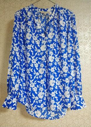 Casual collection by f&f стильна сорочка блузка квітковий принт квіти бренд casual collection by f&f, р.12