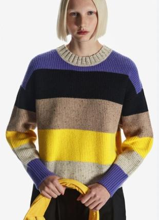 Cos chunky cropped wool jumper