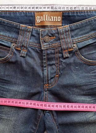 Женские джинсы-клёш galliano оригинал6 фото