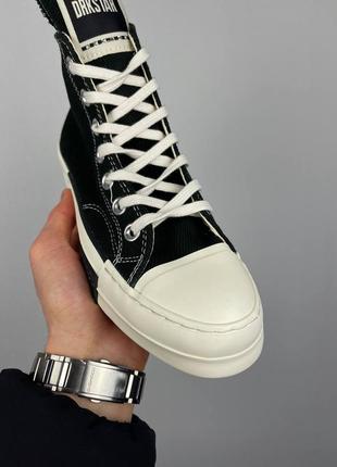 Converse drkstar x rick owens limited дизайнерські кеди жіночі демі конверси женские дизайнерские кеды конверс8 фото