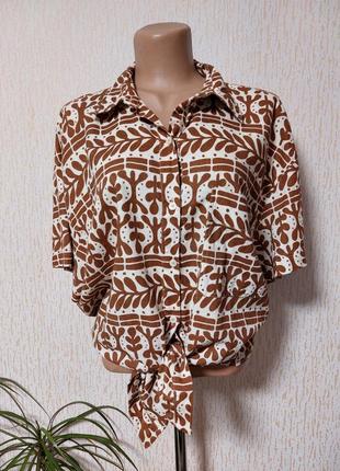 Сорочка льон/віскоза