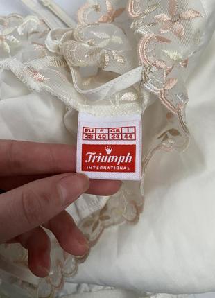 Піжама базова triumph шовкова атласна майка шорти одяг для сну домашній костюм одяг2 фото