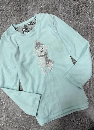 Піжамна кофтинка з собакою