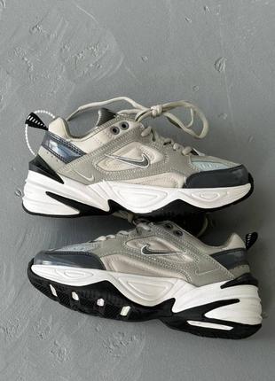 Nike m2k tekno khaki кросівки демі весна осінь оливкові хакі жіночі чоловічі кроссовки женские мужские оливка хаки