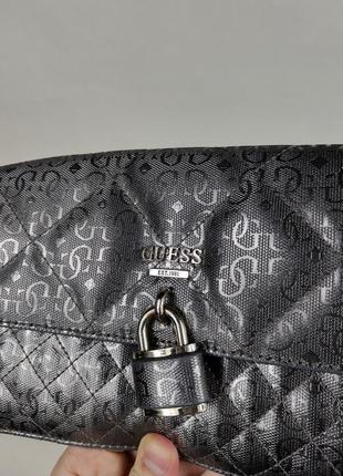 Женская сумка guess silver chain shoulder bag оригінал