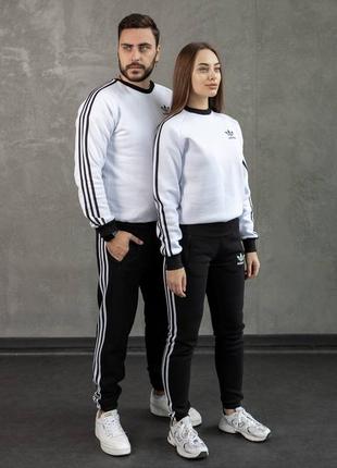 Костюм спортивний adidas світшот-штани адідас 5 кольорів2 фото