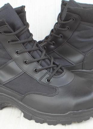 Рабочие ботинки mil-tec кожа германия 42р термо метал носок
