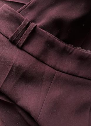 Нові брюки кльош, колір бордо, розмір s (eu 36)5 фото